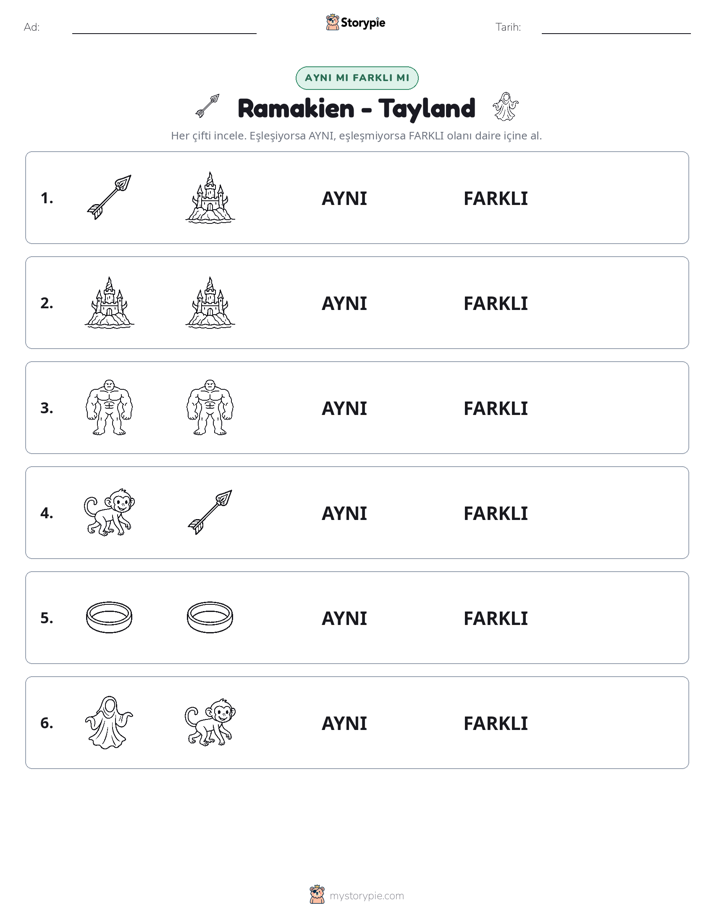 Aynı mı Farklı mı