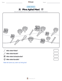 Phra Aphai Mani druckbare Arbeitsblatt Vorschau
