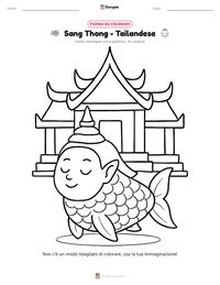 Anteprima della scheda stampabile di Sang Thong - Tailandese