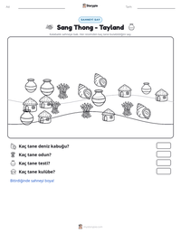 Sang Thong - Tayland yazdırılabilir çalışma sayfası önizlemesi