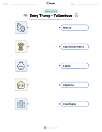 Anteprima della scheda stampabile di Sang Thong - Tailandese