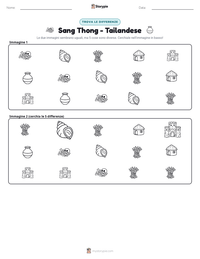 Anteprima della scheda stampabile di Sang Thong - Tailandese