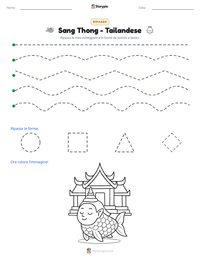 Anteprima della scheda stampabile di Sang Thong - Tailandese