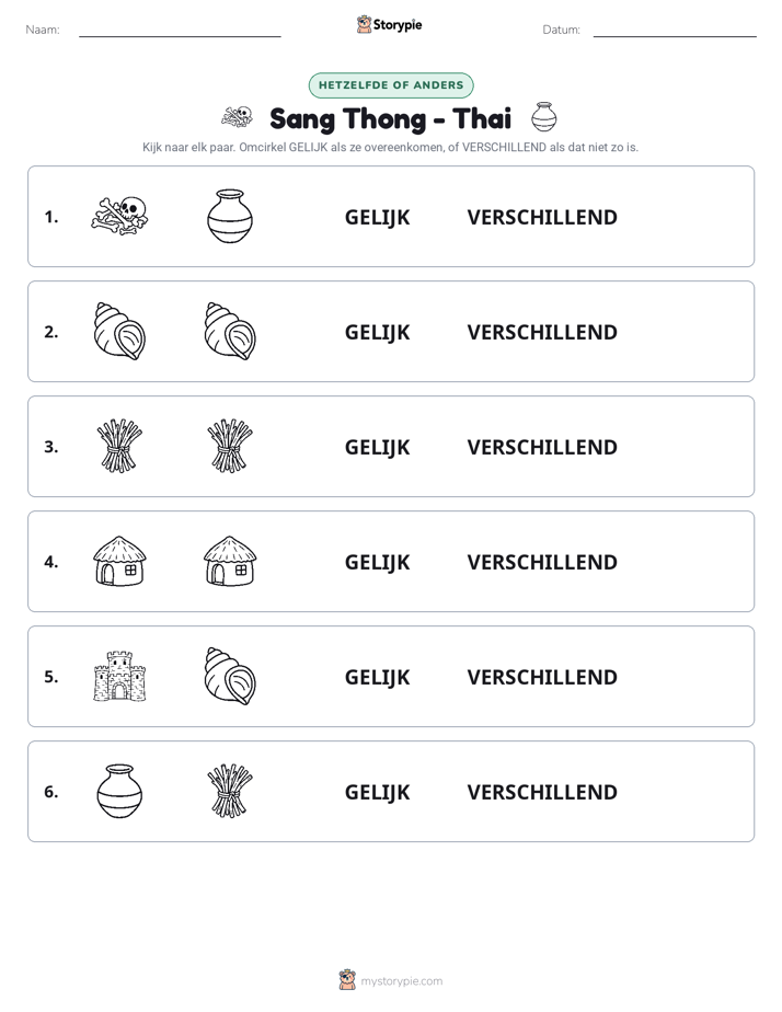 Zelfde of Verschillend