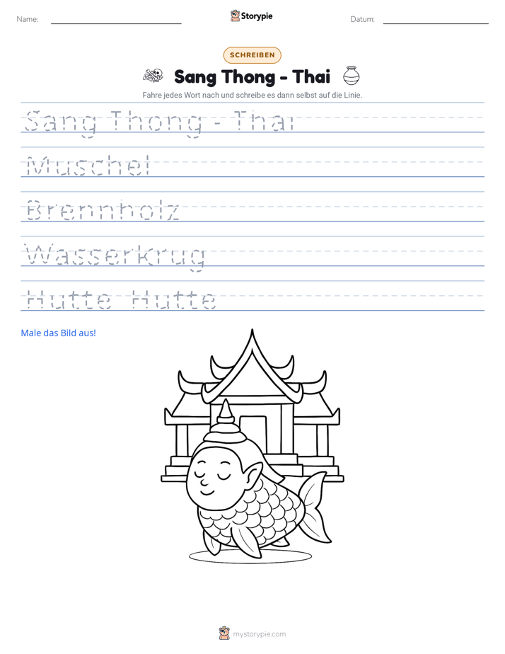 Schreibübung