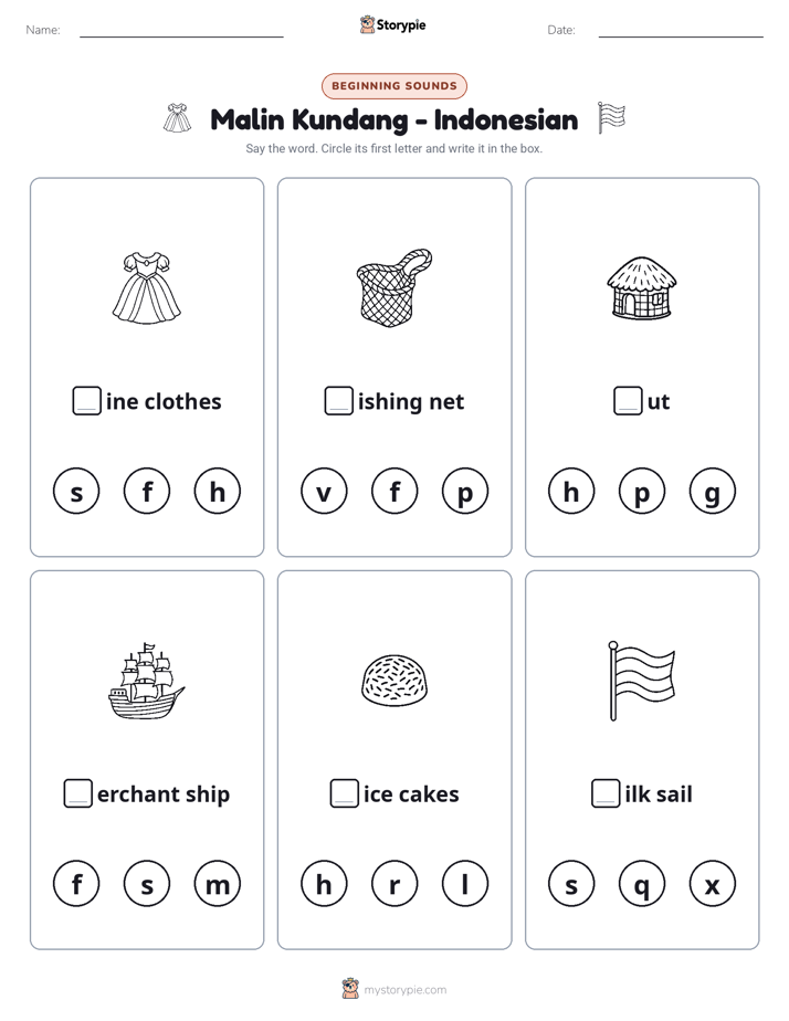 Beginning Sounds