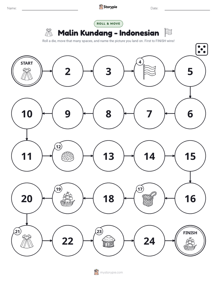 Roll & Move Game