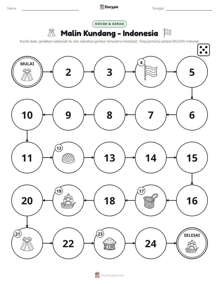 Permainan Gulung & Pindah