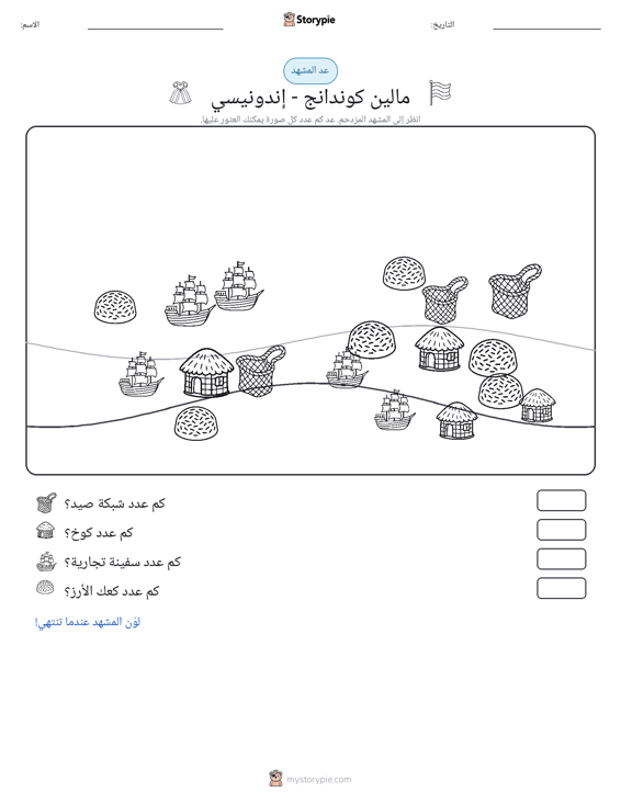 مشهد العد