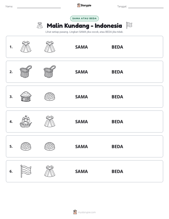 Sama atau Berbeda