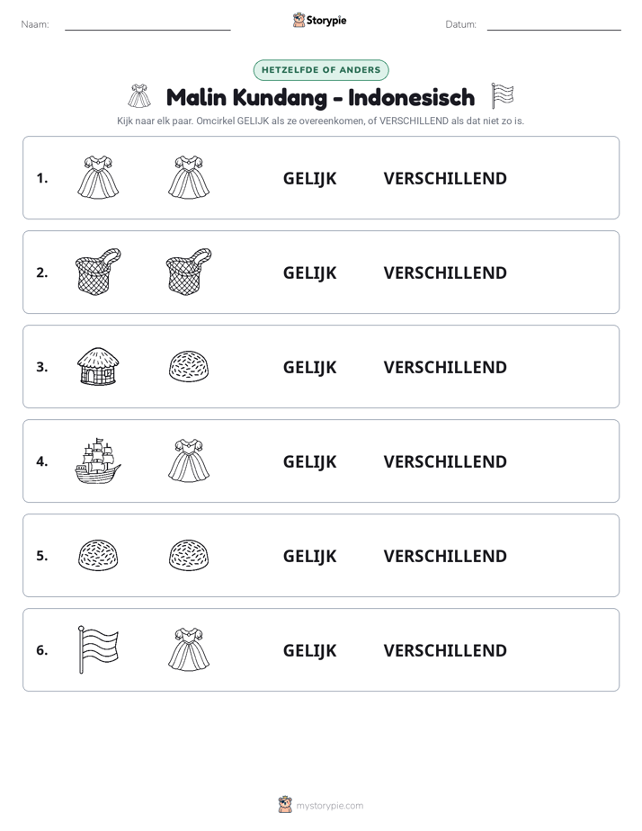 Zelfde of Verschillend