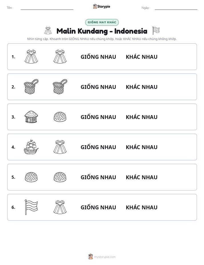 Giống Hay Khác