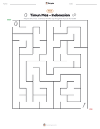 Timun Mas - Indonesian printable worksheet preview