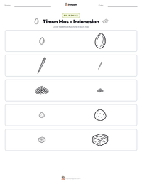 Timun Mas - Indonesian printable worksheet preview