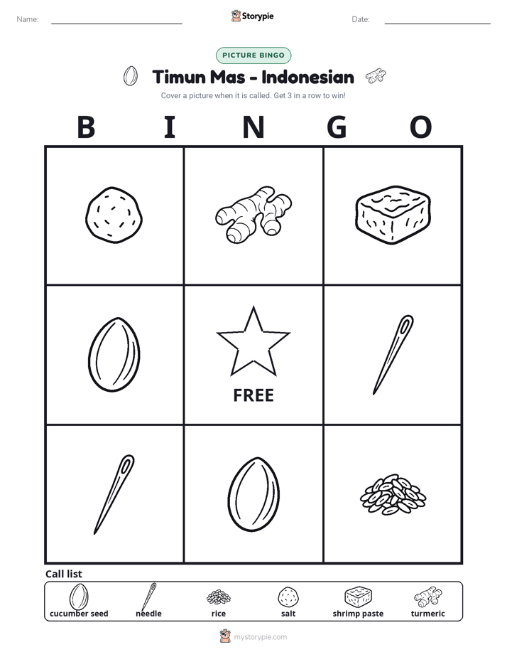 Picture Bingo