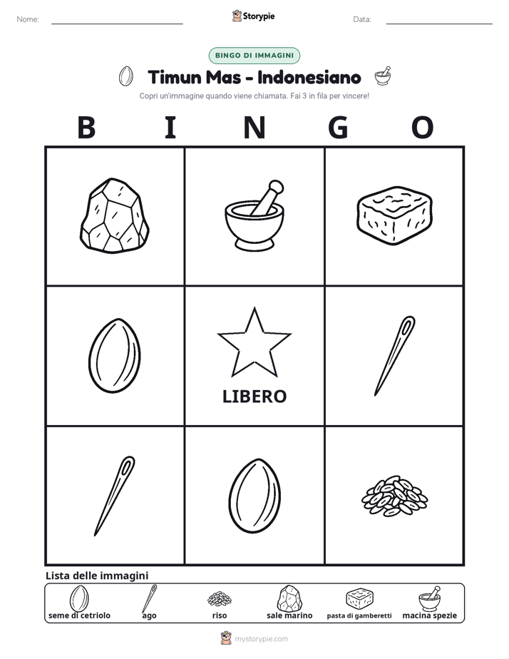 Bingo delle Immagini