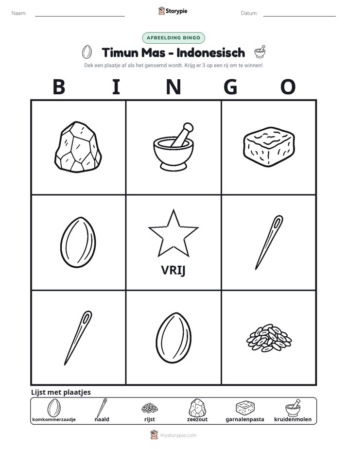 Afbeelding Bingo