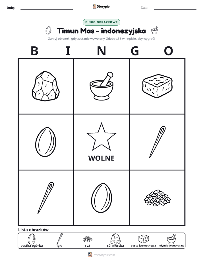 Bingo obrazkowe