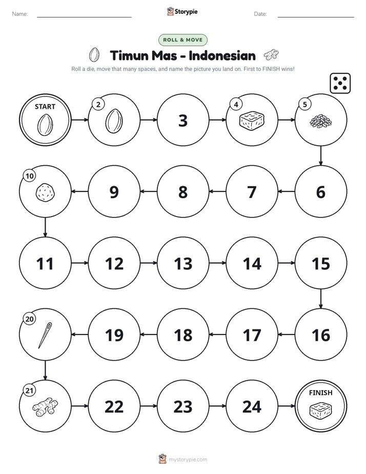 Roll & Move Game