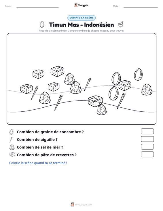 Scène de Comptage