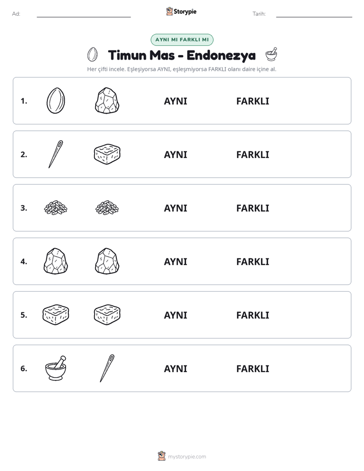 Aynı mı Farklı mı