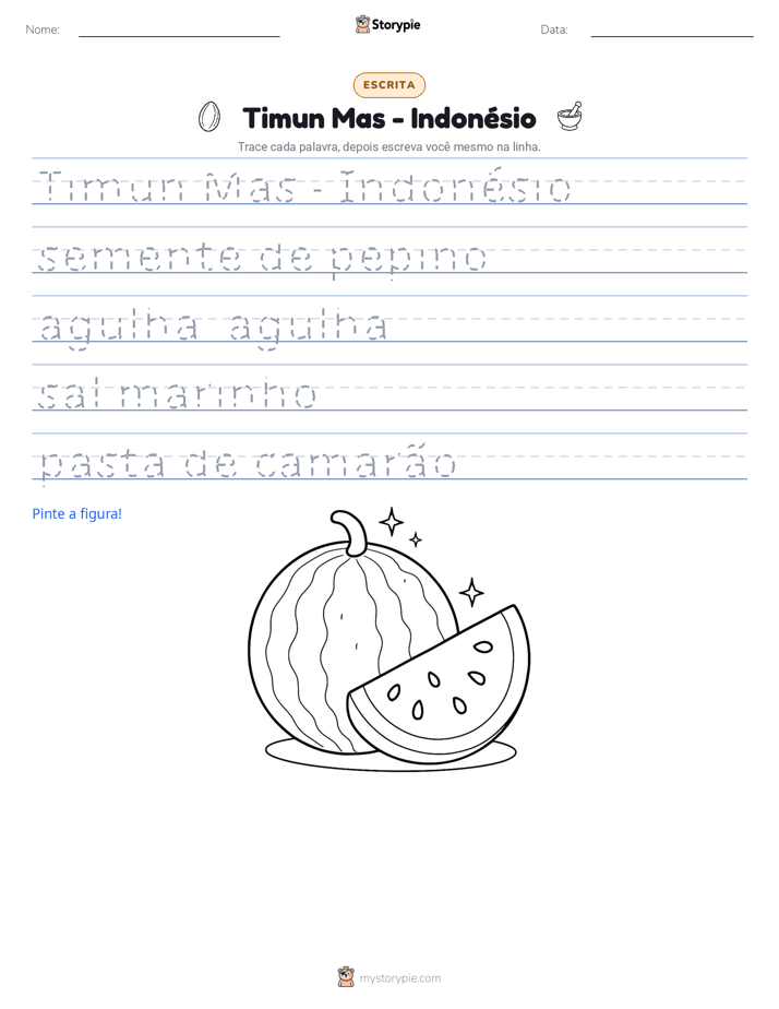 Prática de Escrita