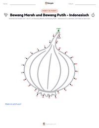 Bawang Merah und Bawang Putih - Indonesisch druckbare Arbeitsblatt Vorschau