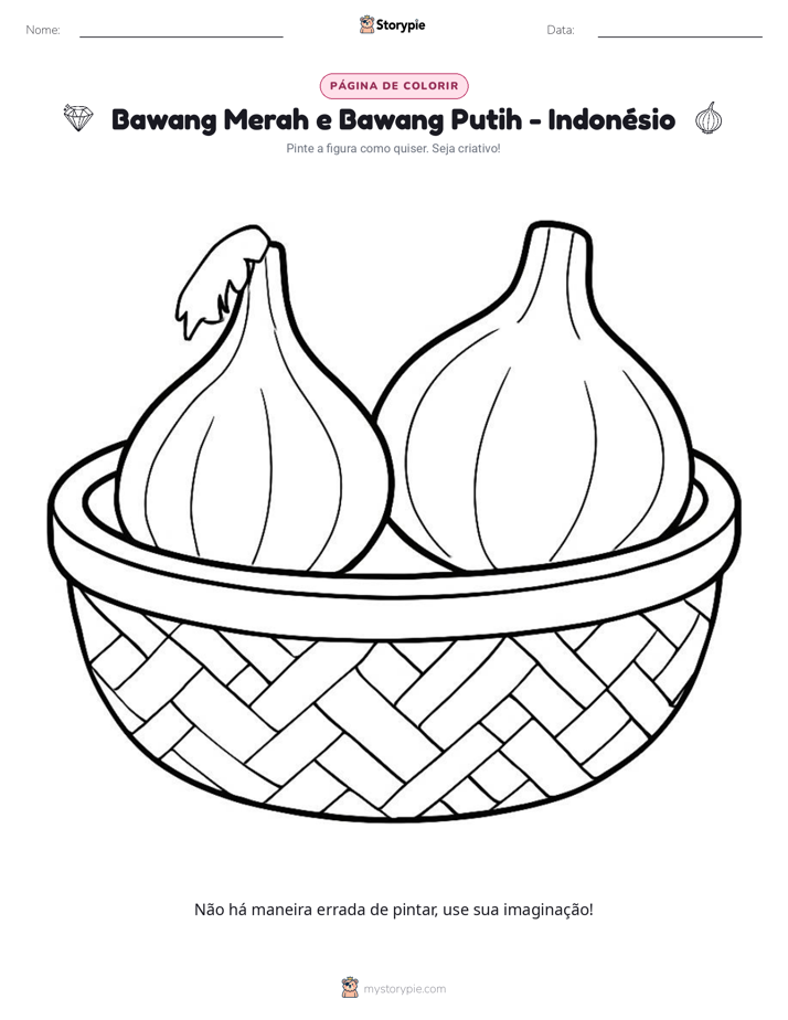 Página para colorir