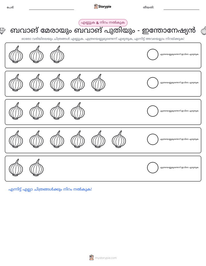 എണ്ണവും നിറവും