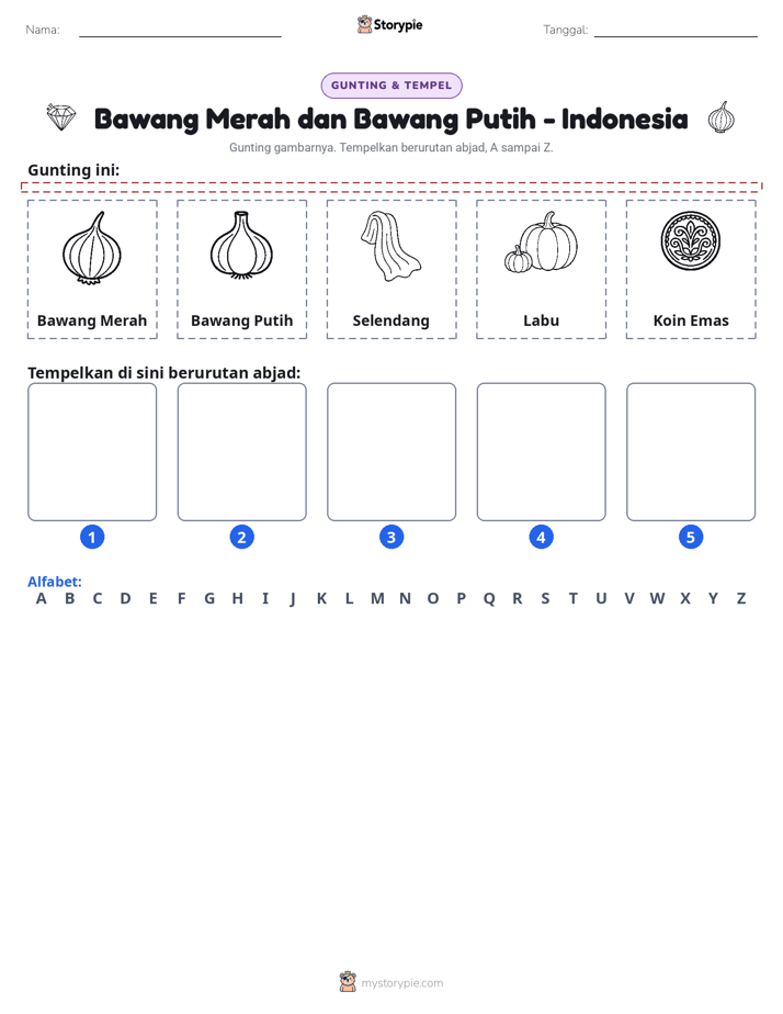 Potong & Tempel Huruf