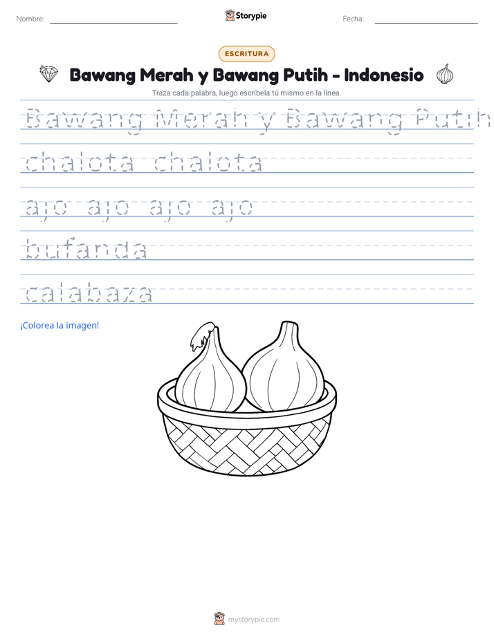 Práctica de Escritura