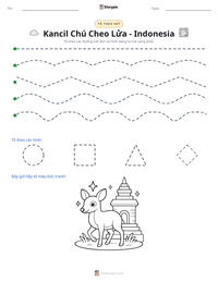 Xem trước tài liệu in sẵn Kancil Chú Cheo Lửa - Indonesia