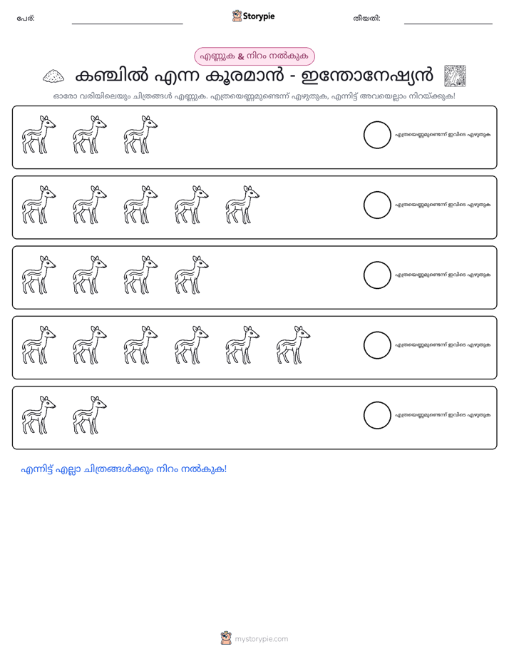 എണ്ണവും നിറവും