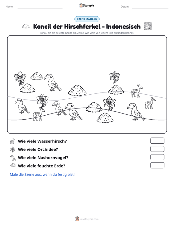 Zähl-Szene