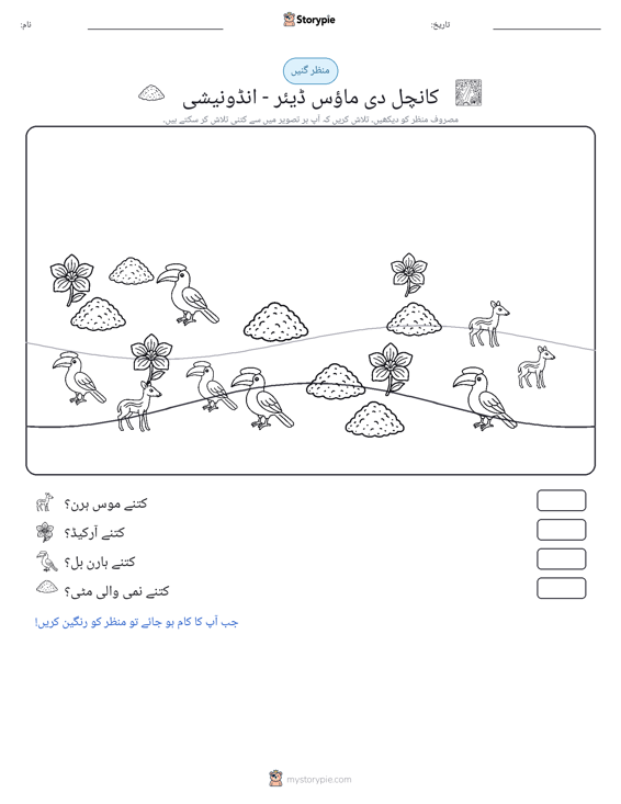 گنتی کا منظر