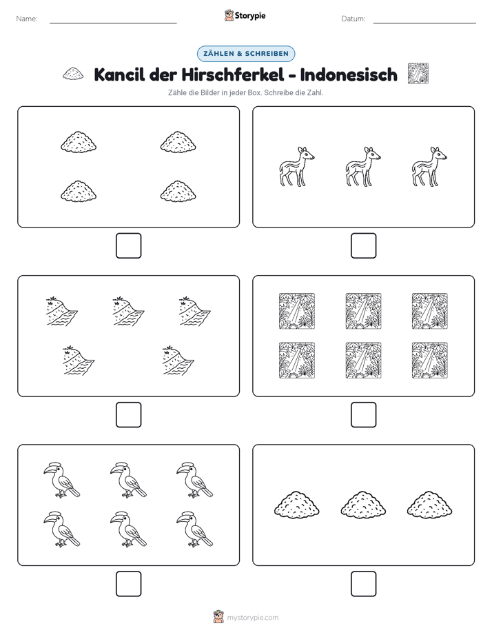 Zählen & Schreiben