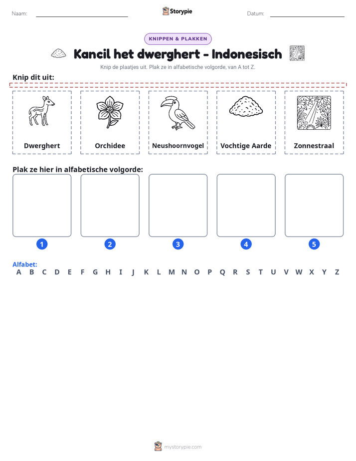 Knip & Plak Alfabet