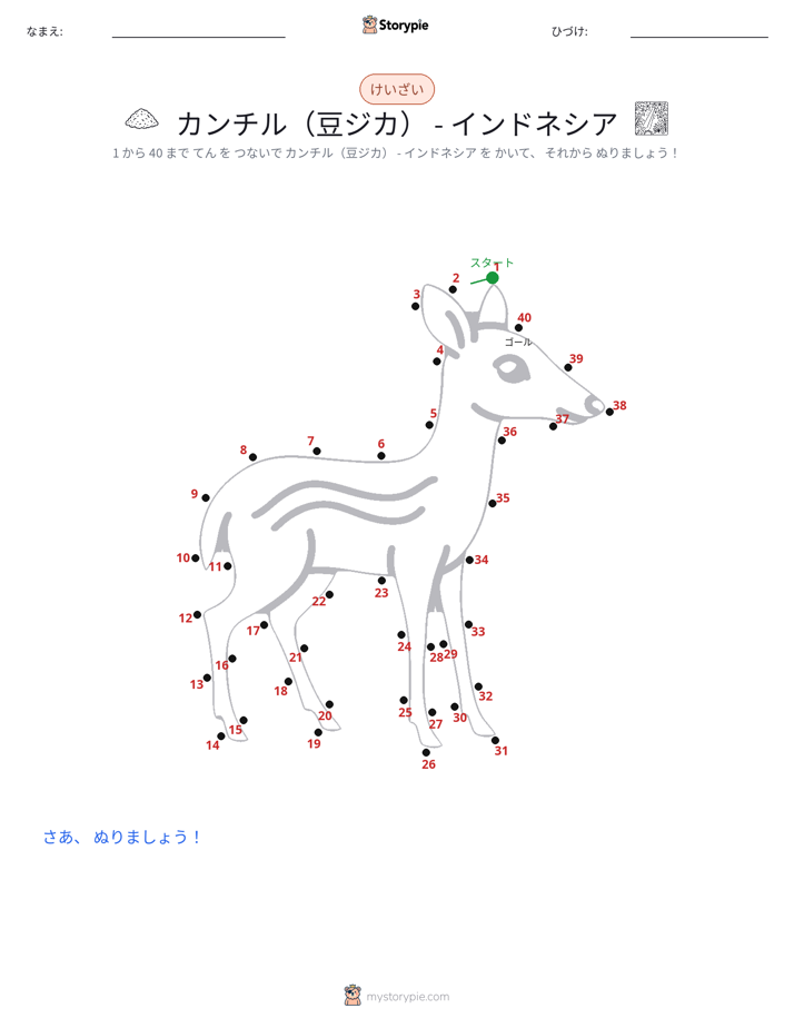 点つなぎ