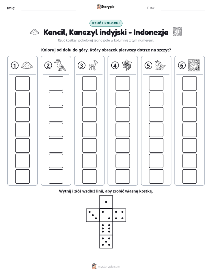 Rzuć i koloruj
