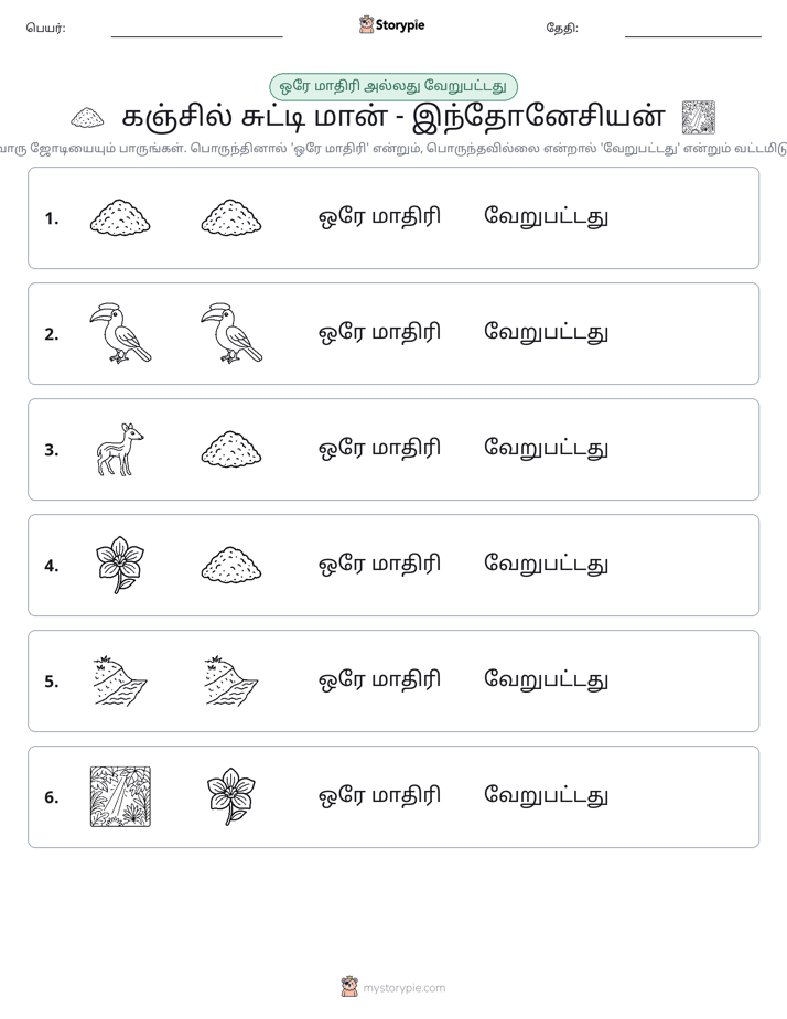 அதே அல்லது மாறுபட்டது