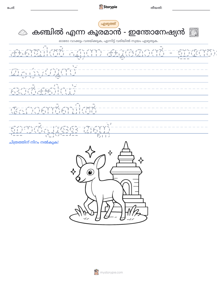 എഴുത്ത് പരിശീലനം