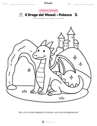 Anteprima della scheda stampabile di Il Drago del Wawel - Polacco