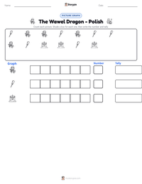 The Wawel Dragon - Polish printable worksheet preview