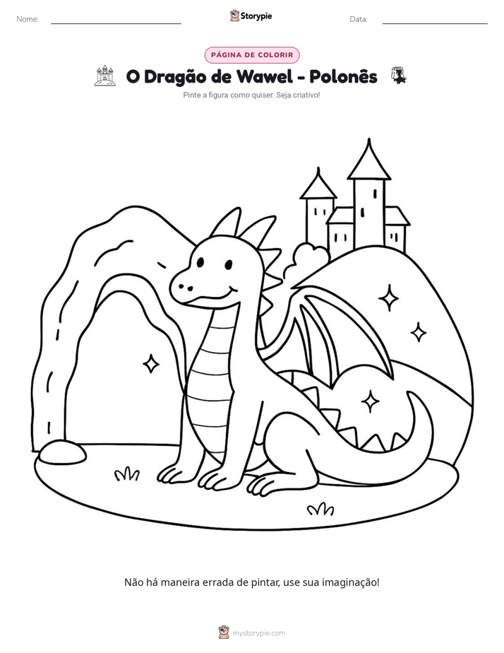 Página para colorir