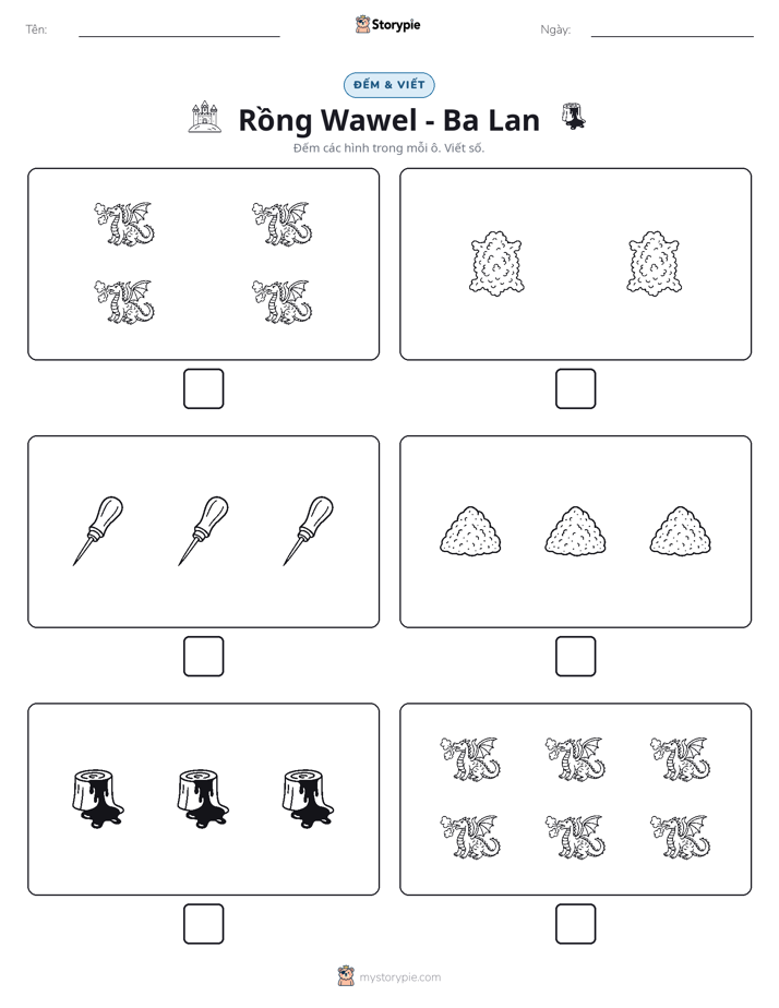 Đếm & Viết