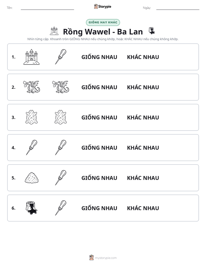 Giống Hay Khác