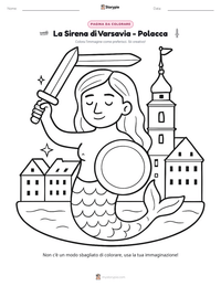 Anteprima della scheda stampabile di La Sirena di Varsavia - Polacca