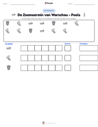 De Zeemeermin van Warschau - Pools afdrukbare werkblad voorbeeld
