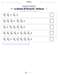 Anteprima della scheda stampabile di La Sirena di Varsavia - Polacca