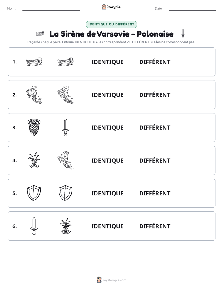Identique ou Différent